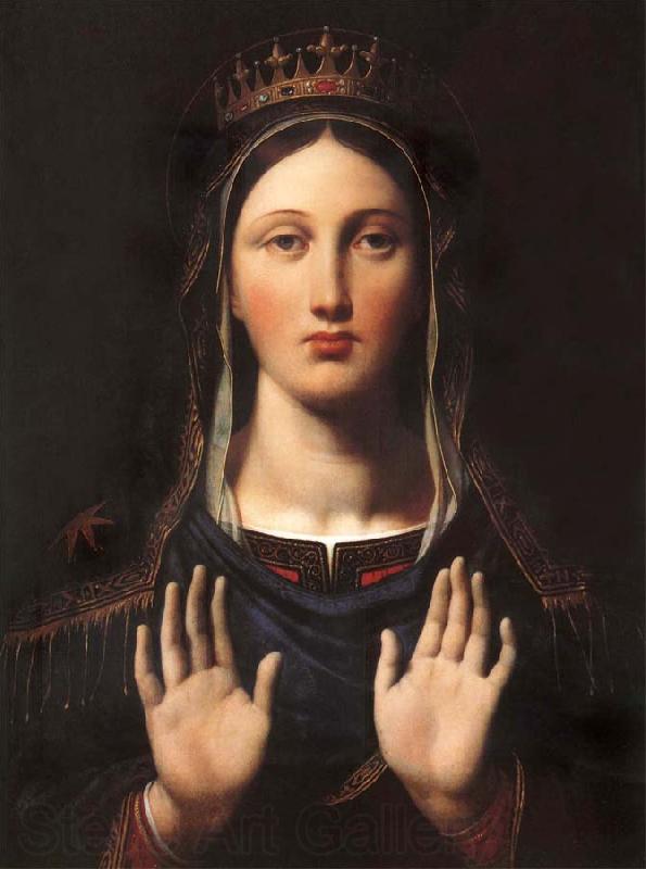 Jean-Auguste Dominique Ingres The Virgin crowned Norge oil painting art